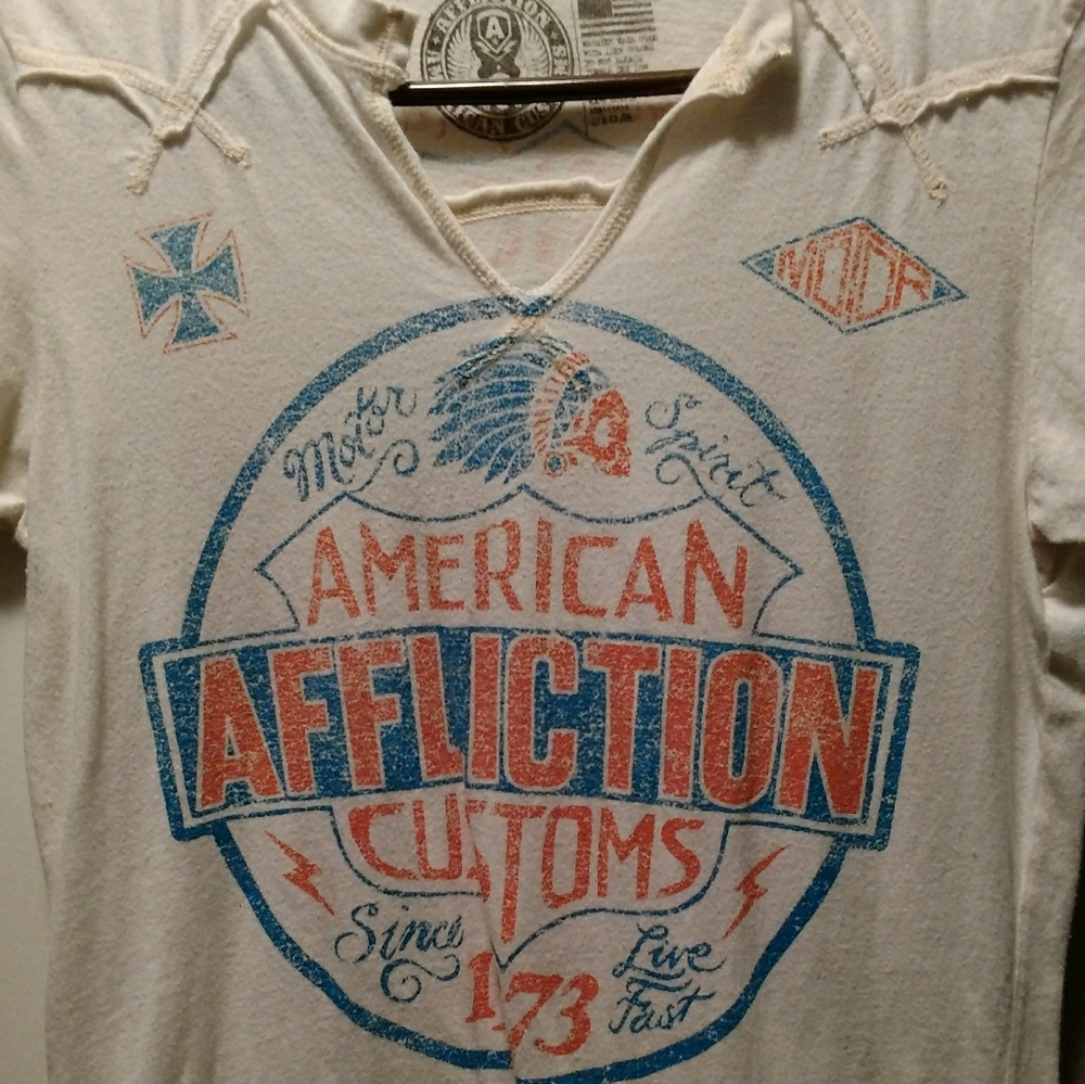 Affliction women's American Customs shirt - size M